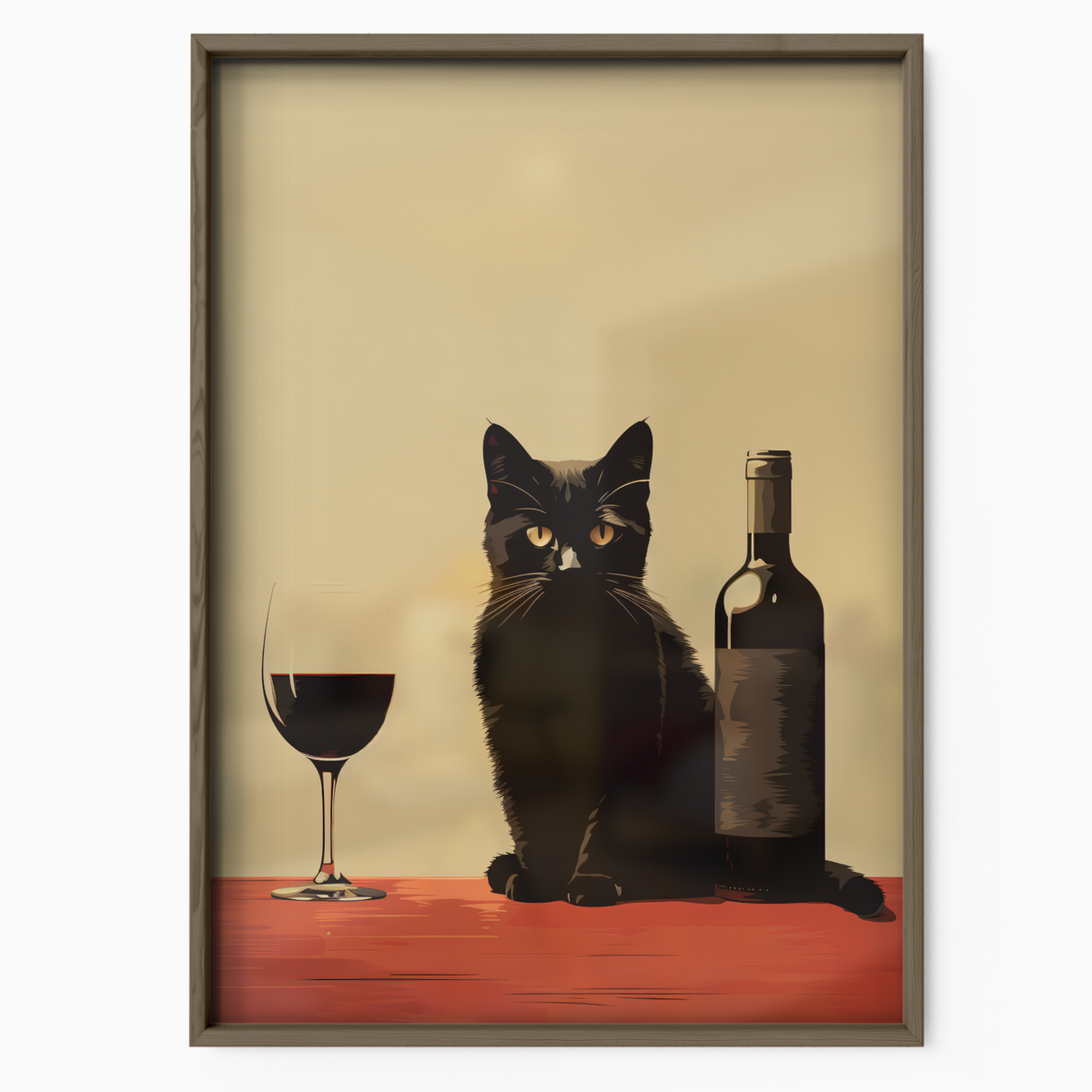 Cat At The Bar