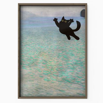 Cat Jump X Klimt Attersee