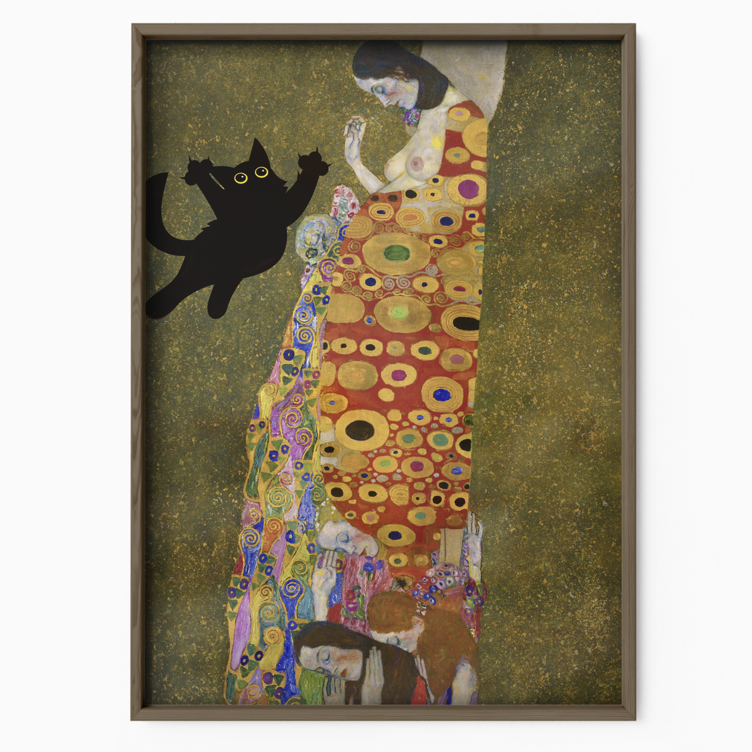 Cat Jump X Klimt The Virgin