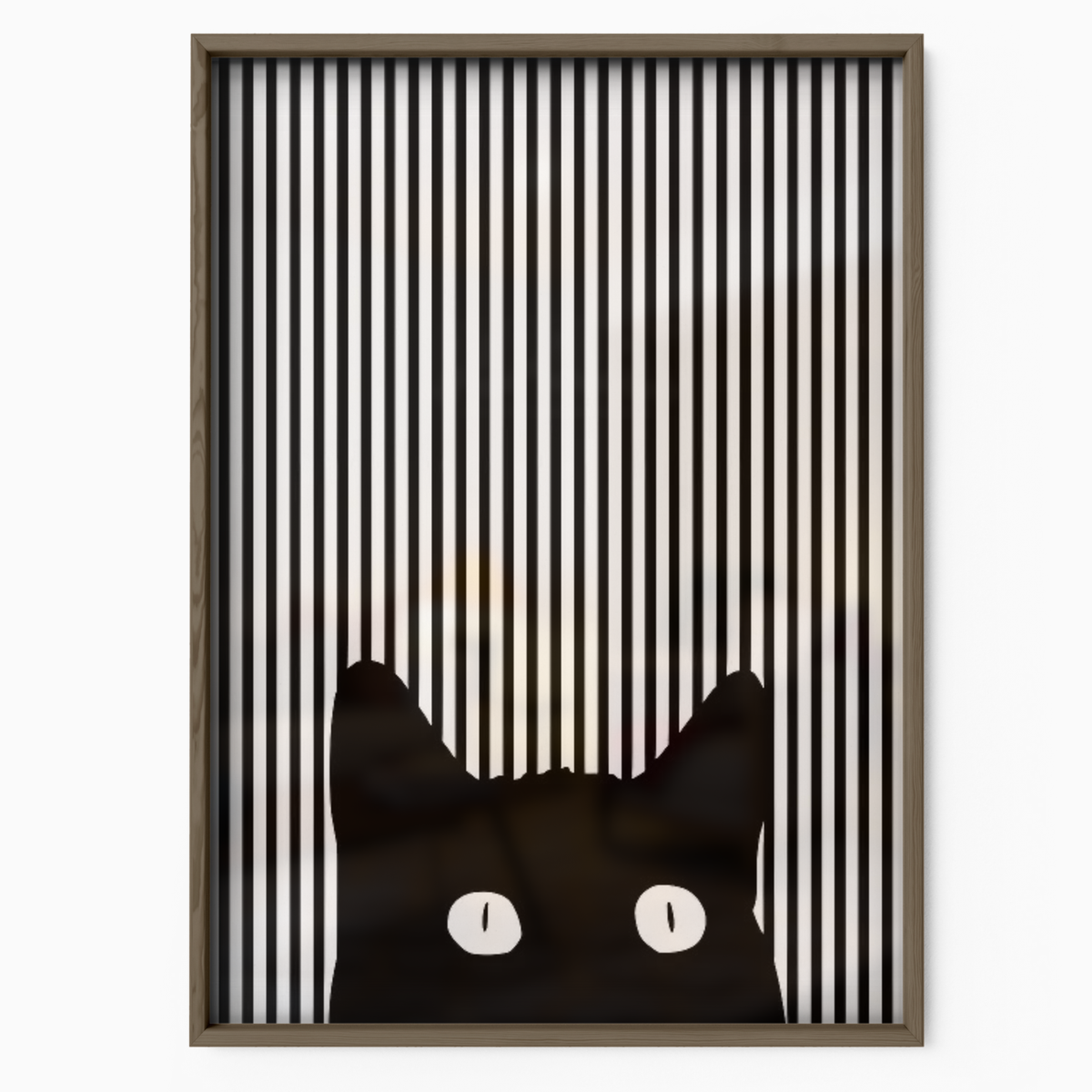 Cat Line B W 1 2