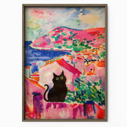 Cat Matisse Mediterranean Landscape