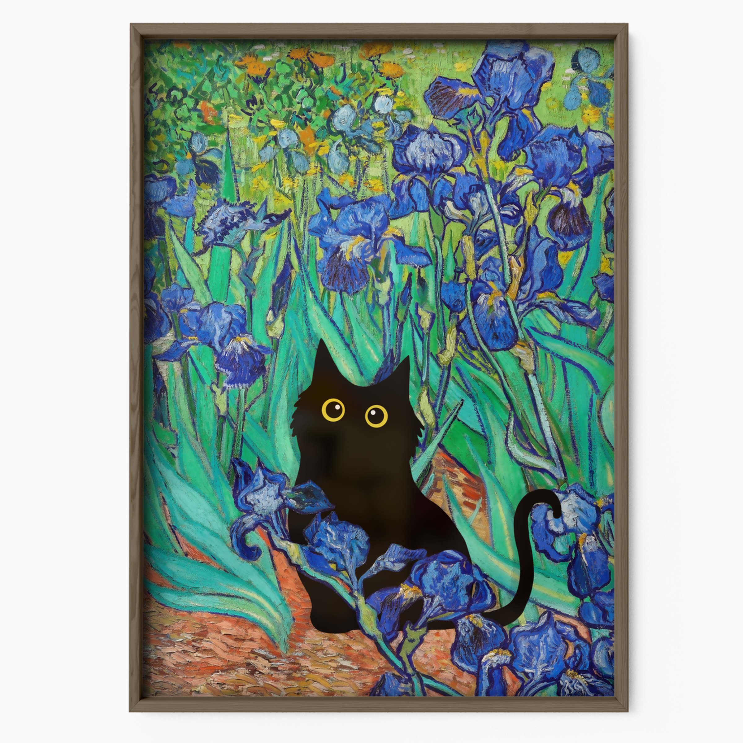 Cat X Van Gogh Iris