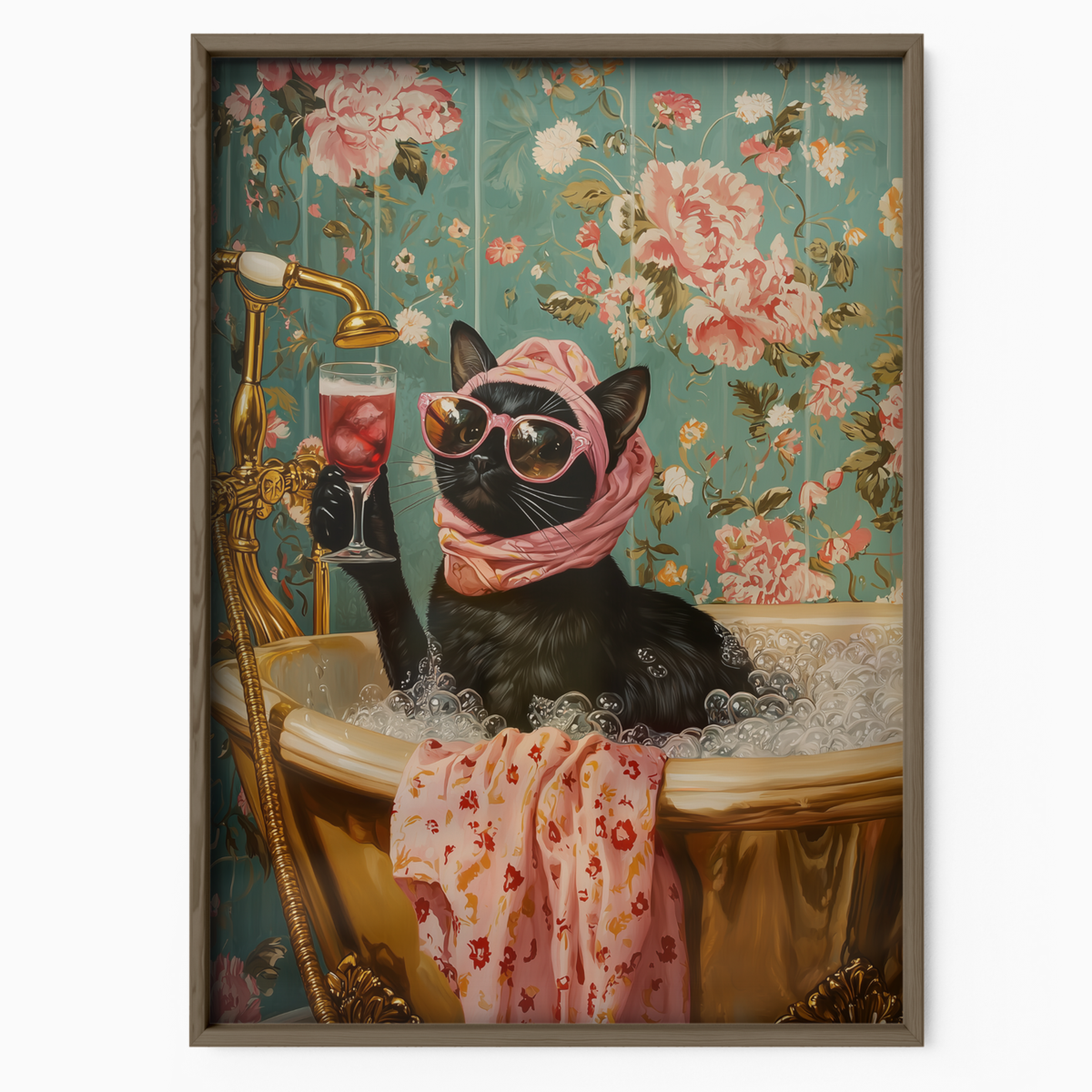 Cozy Cat Glam Bath
