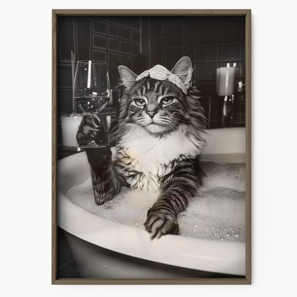 Cozy Cat Glam Relax