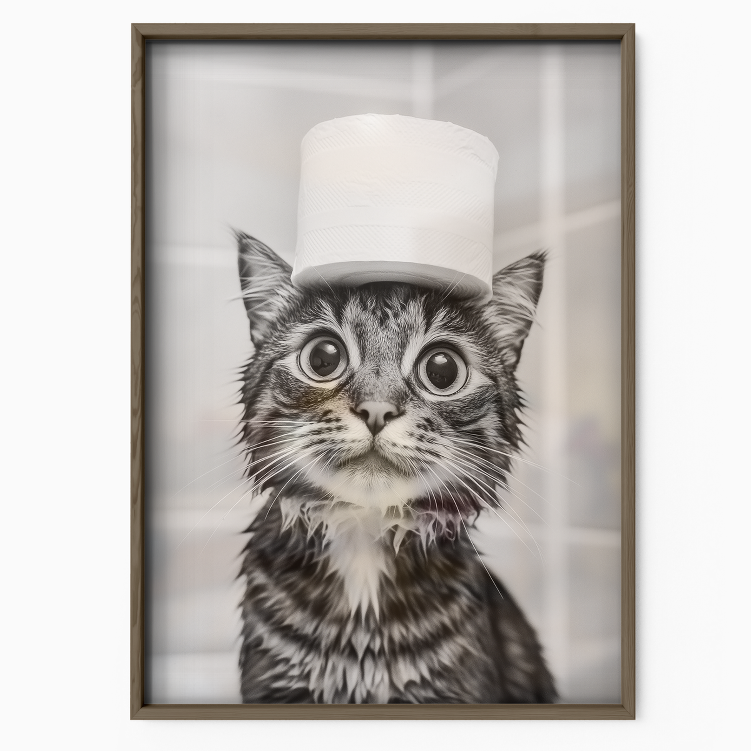 Cozy Cat Toilet Paper Hat 2
