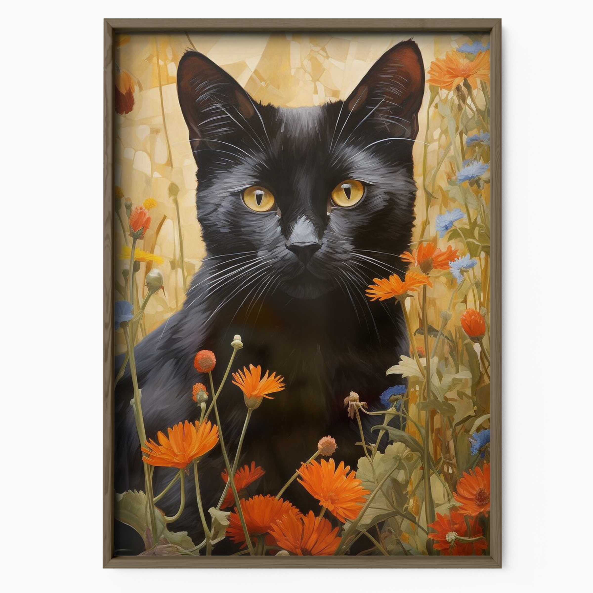 Golden Gaze Cat