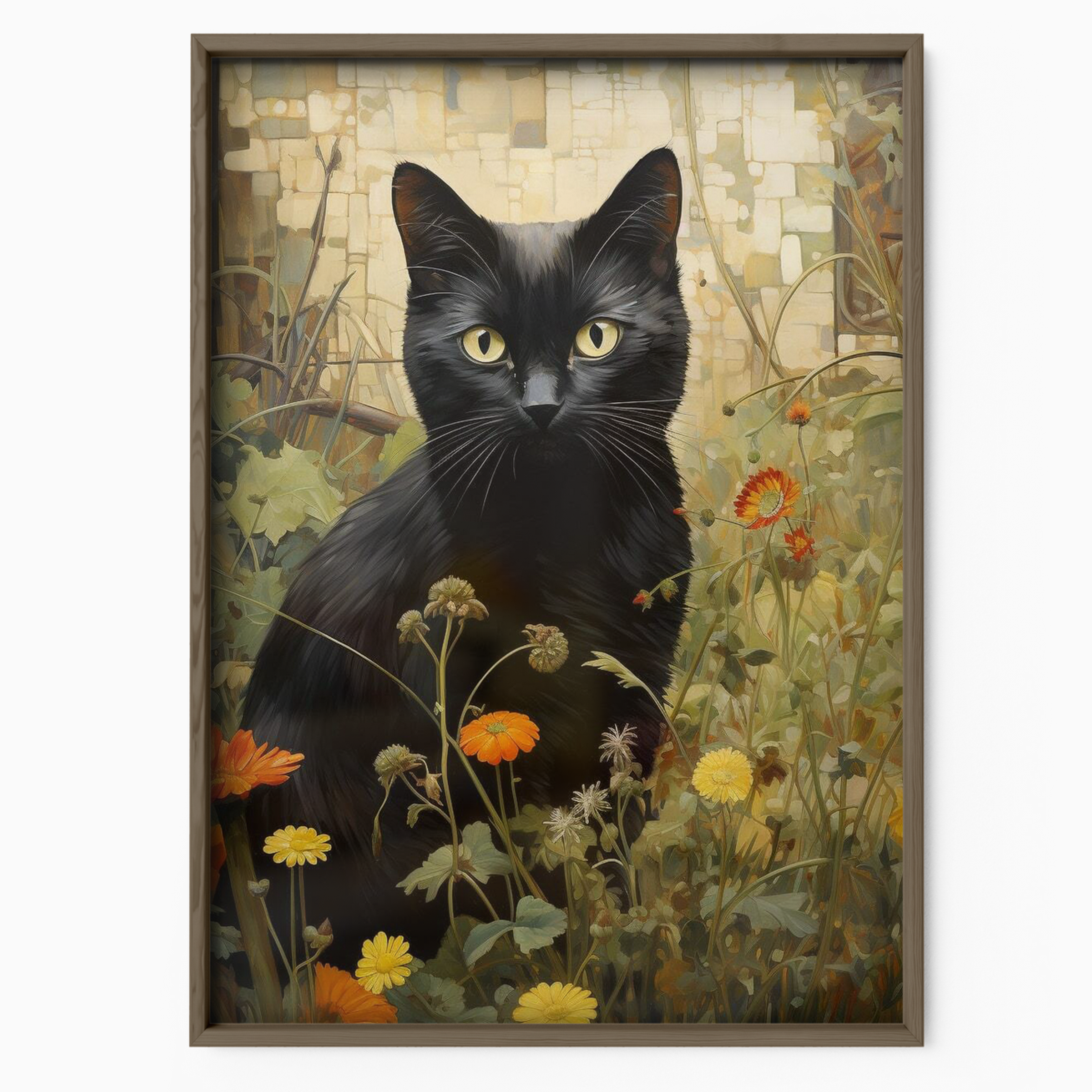 Golden Meadow Cat