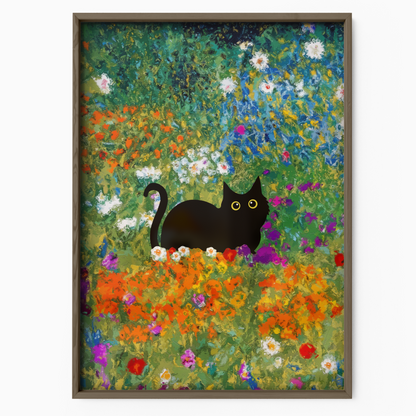 Klimt Cat Garden 1 3