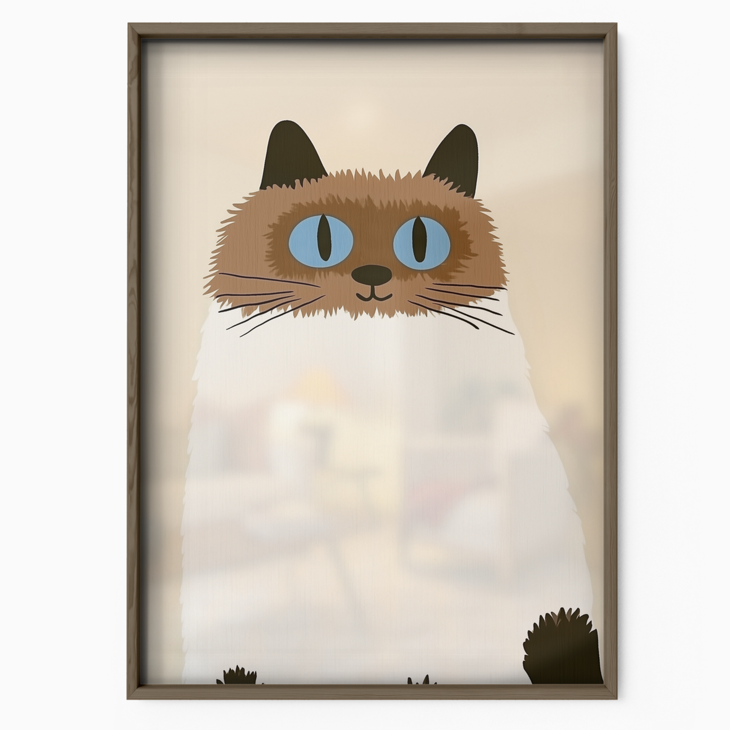 Pop Cat Blue Eyes