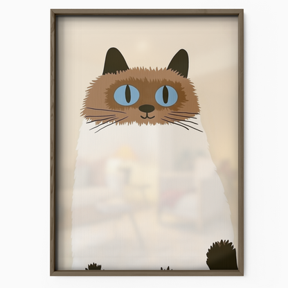 Pop Cat Blue Eyes