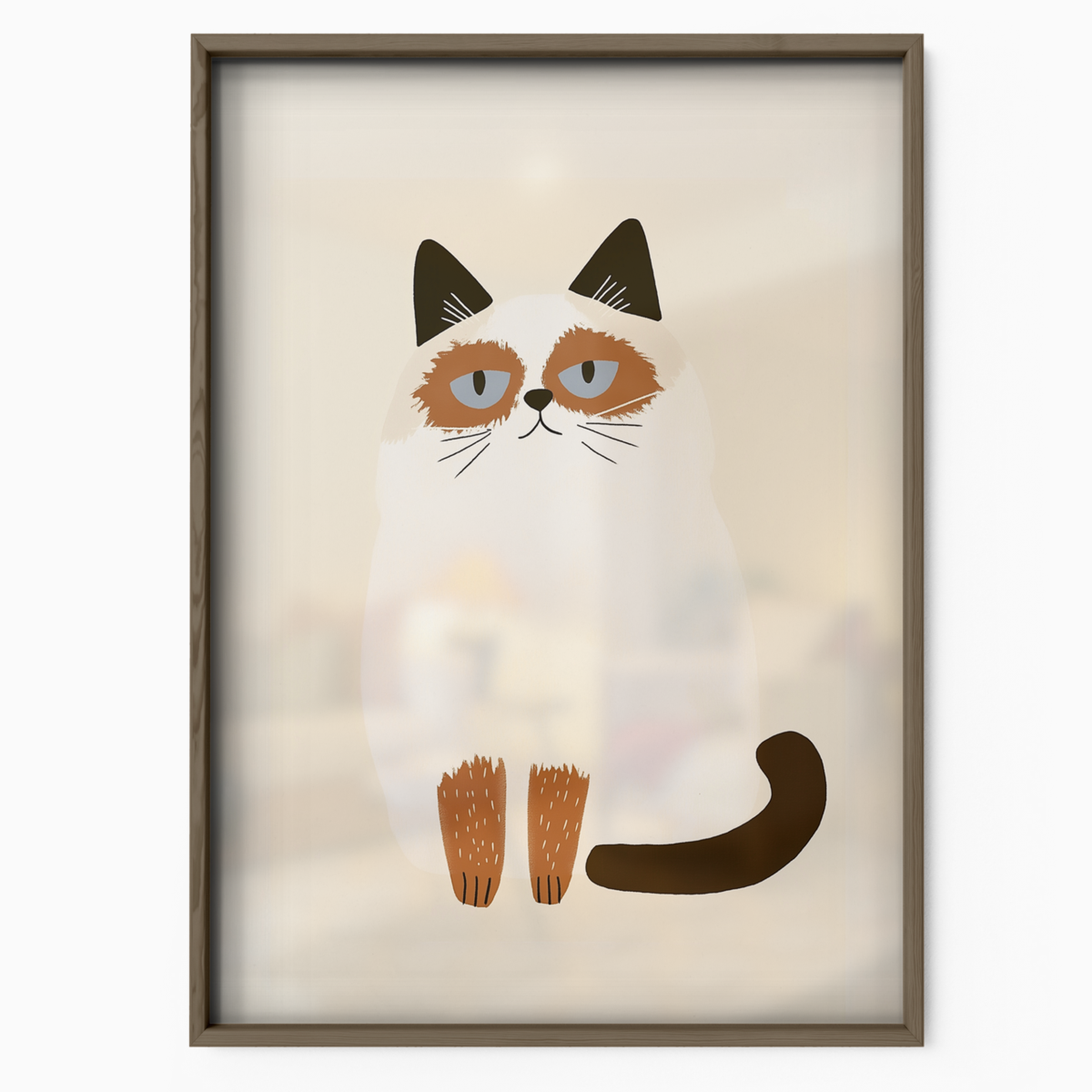 Pop Cat Green Scarf