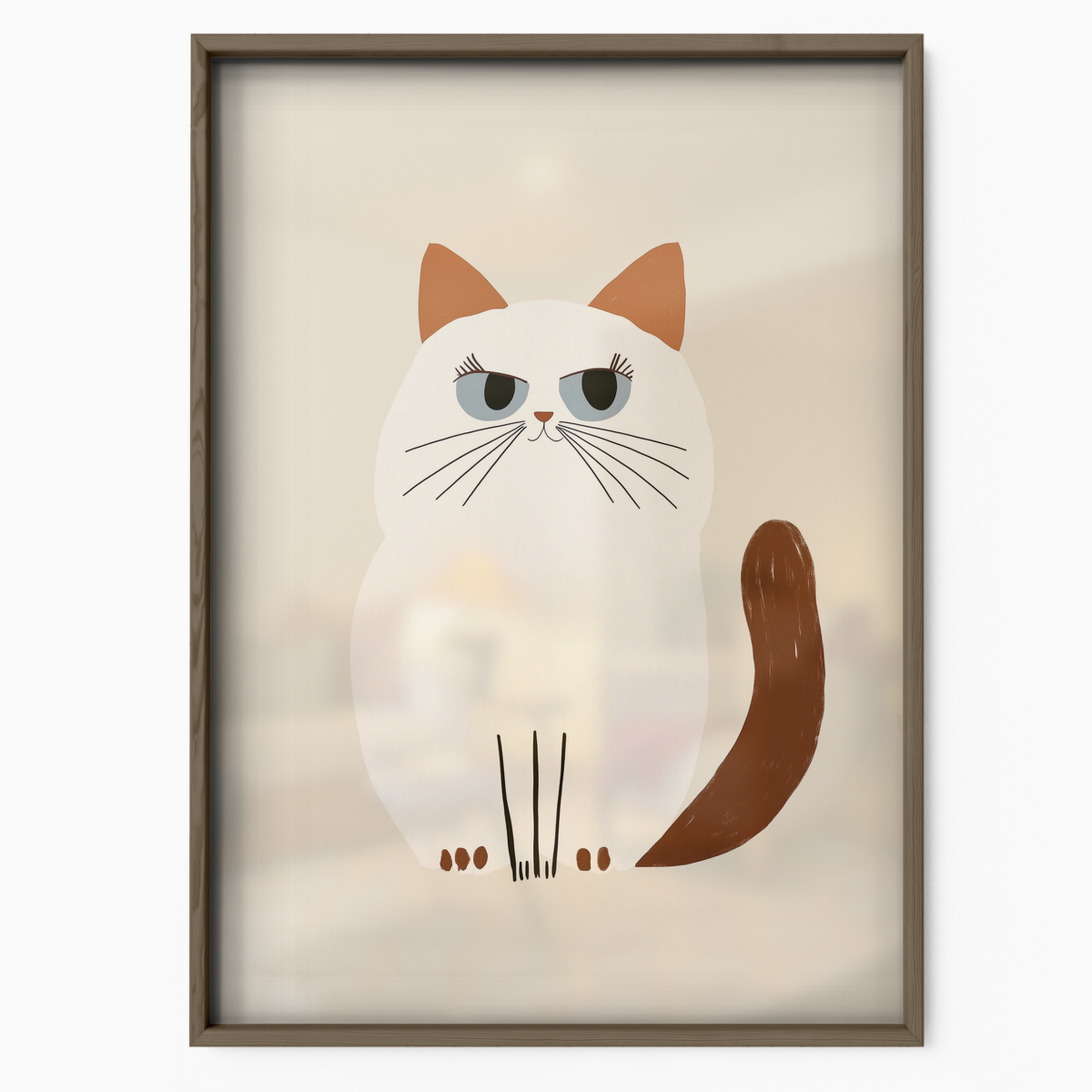 Pop Cat Round Face