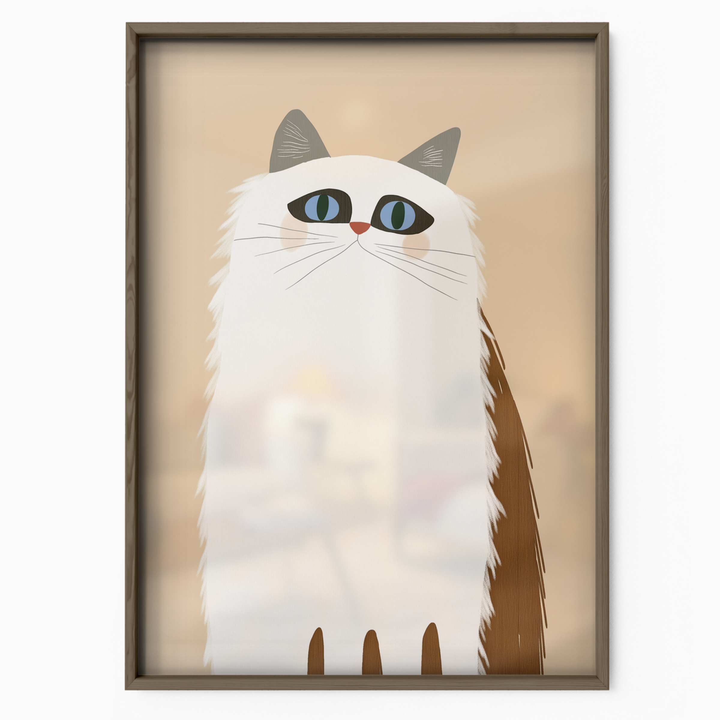 Pop Cat Split Fur