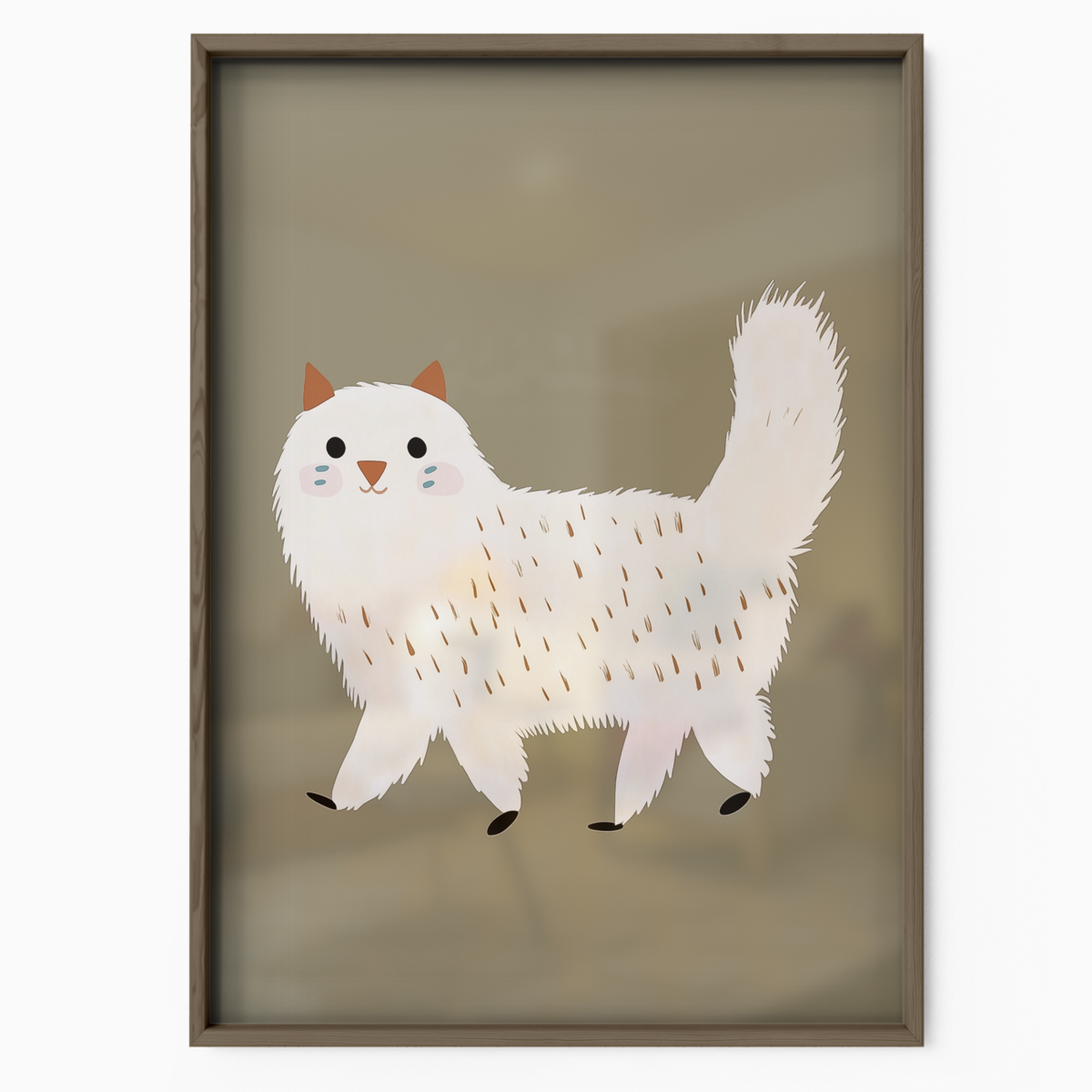 Pop Cat White Tail