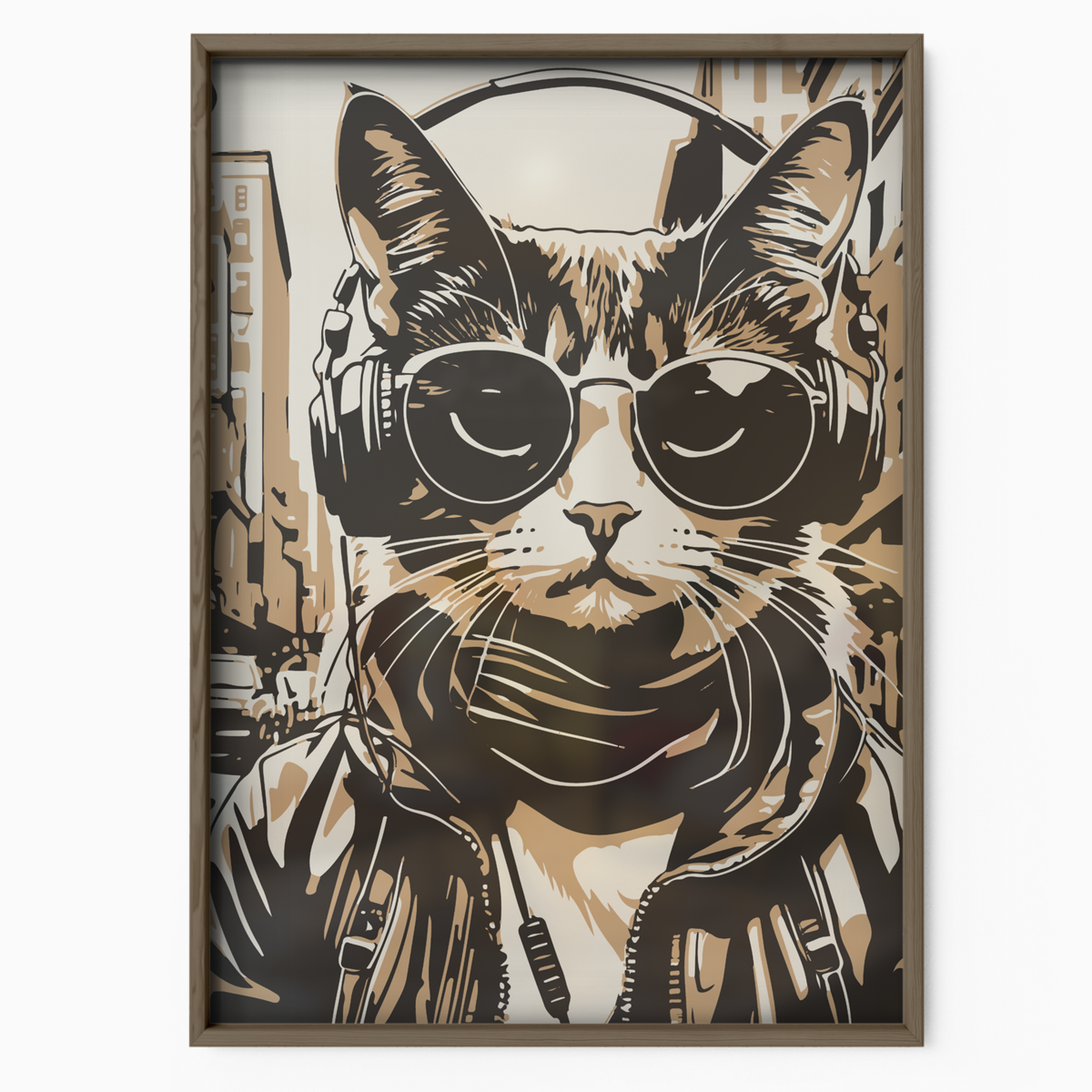 Streetwear Cat Beige