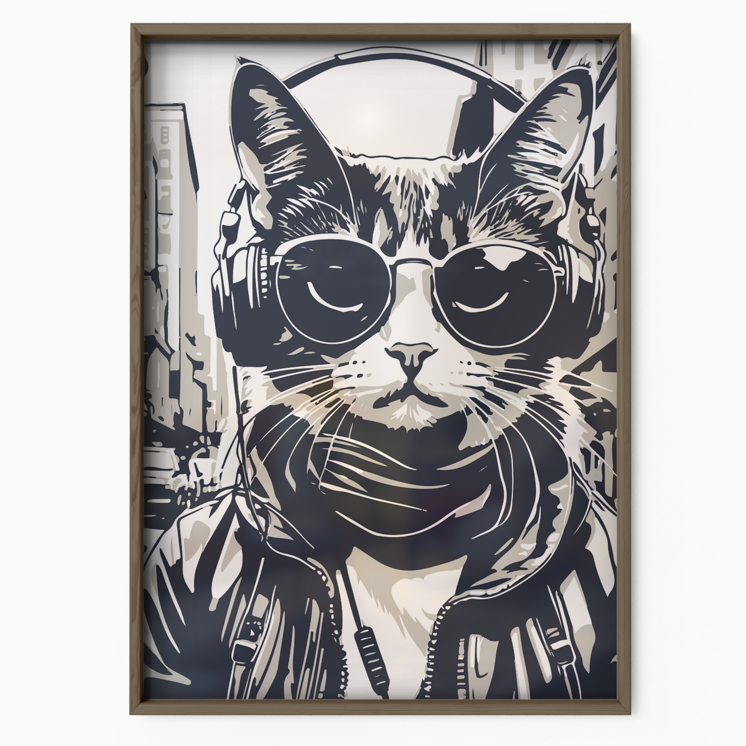 Streetwear Cat Grey
