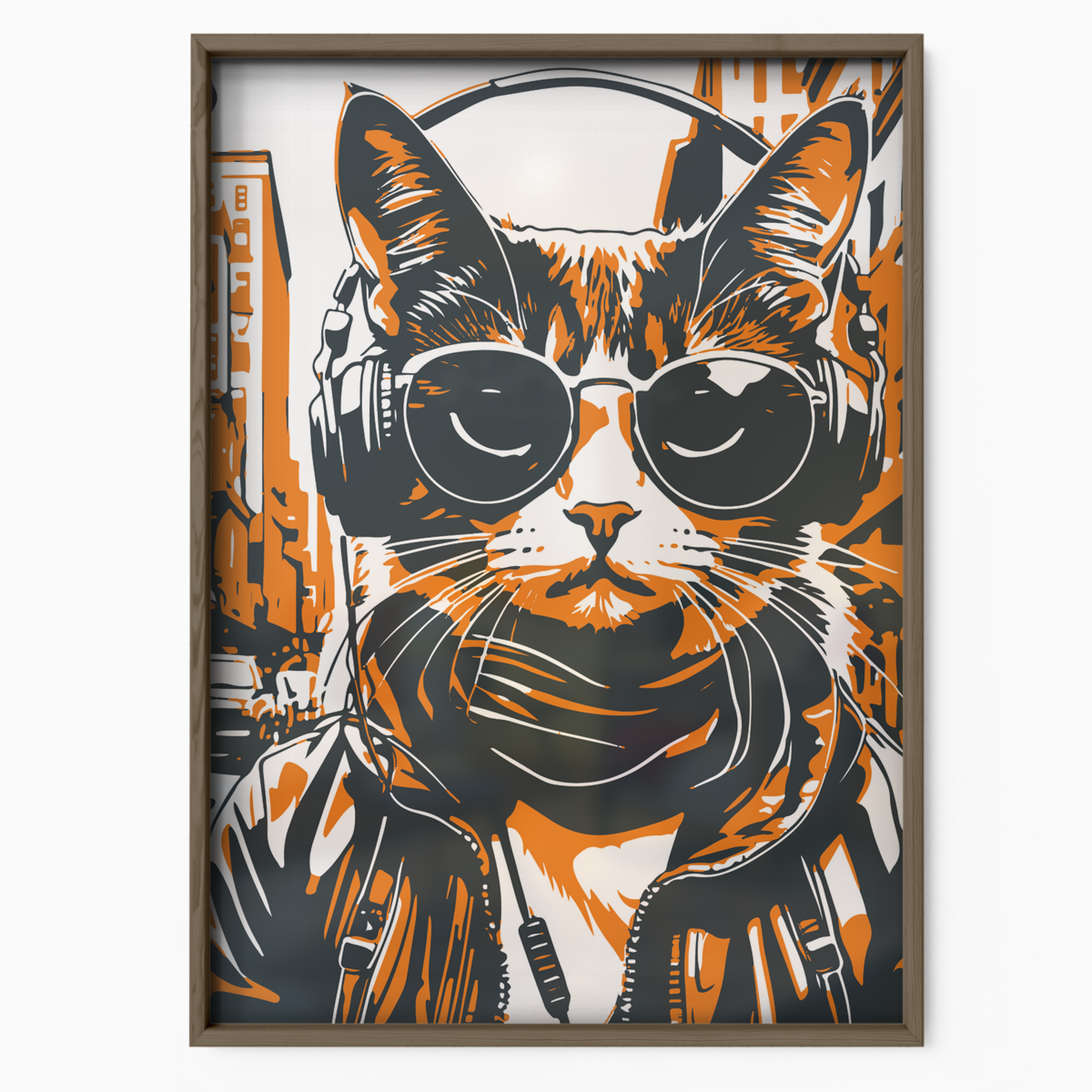 Streetwear Cat Orange
