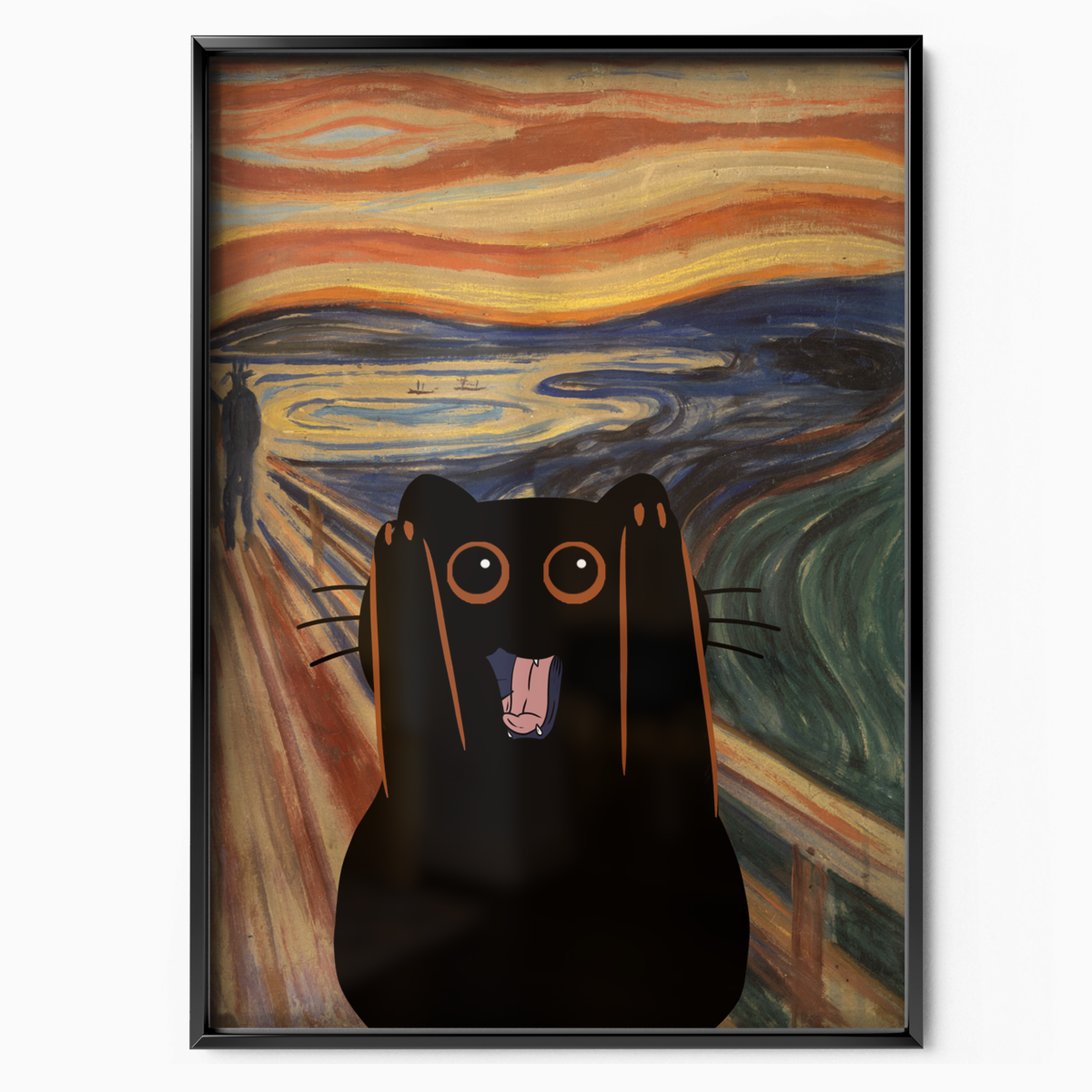 Black Cat Scream X Van Gogh