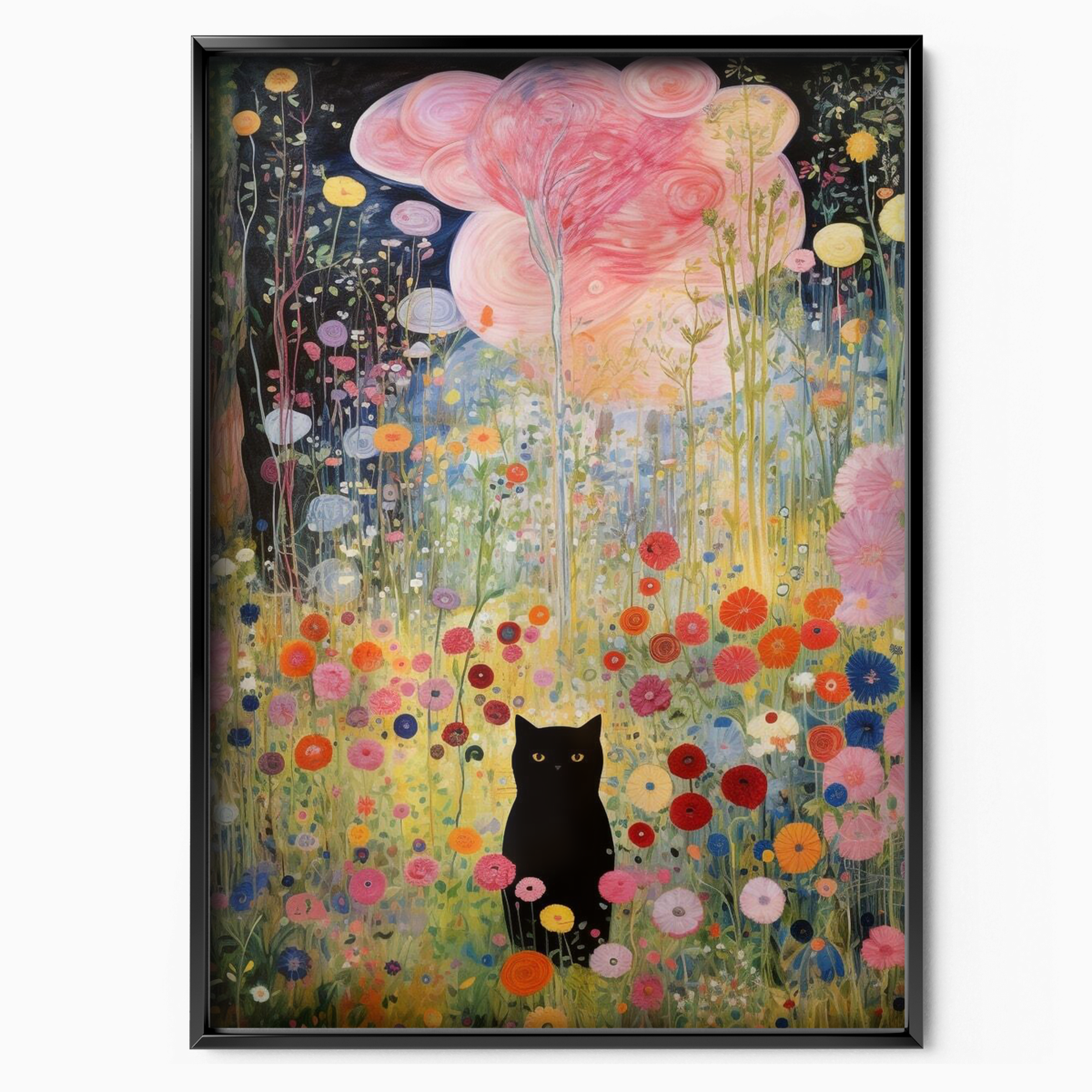 Black Cat X Gustav Klimt