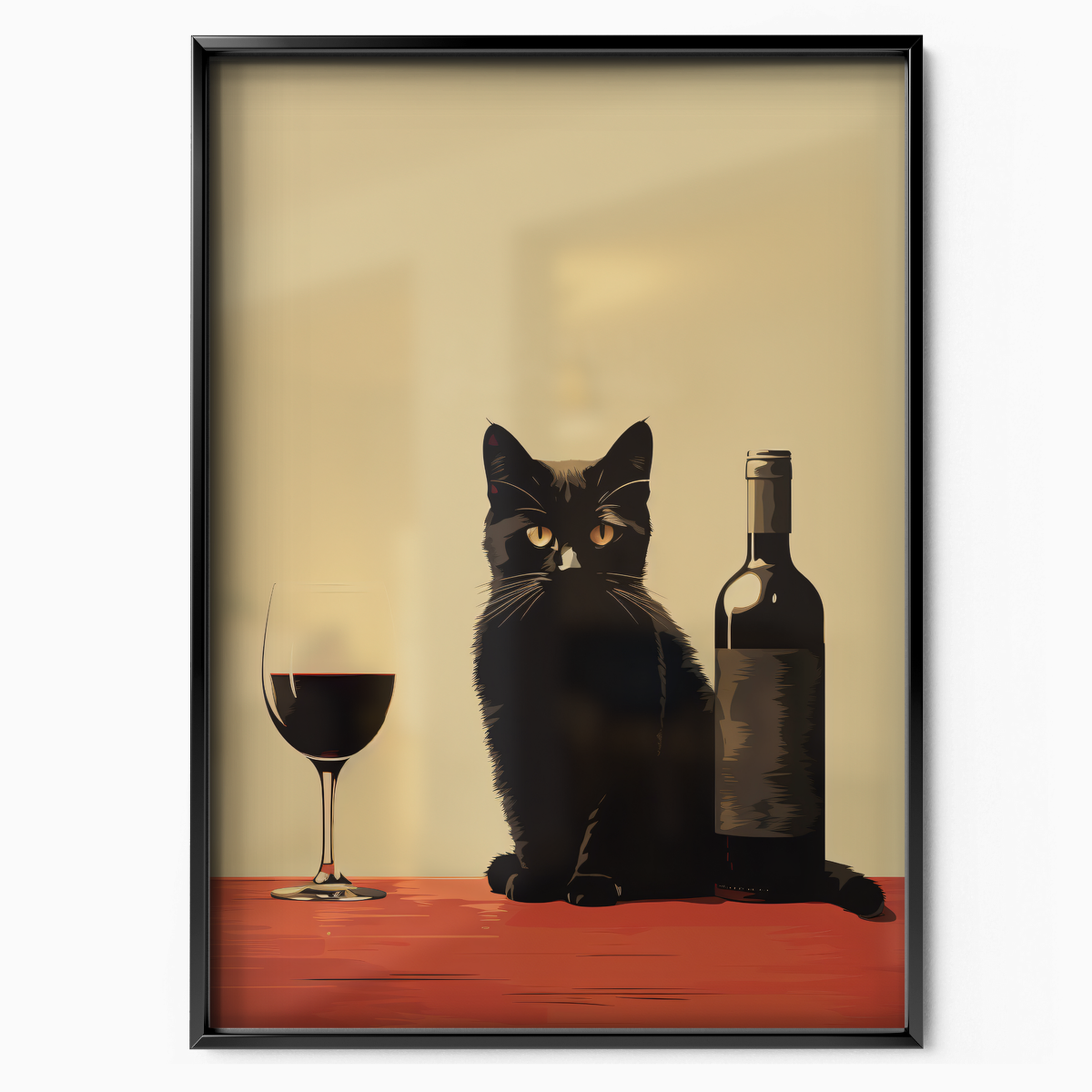 Cat At The Bar