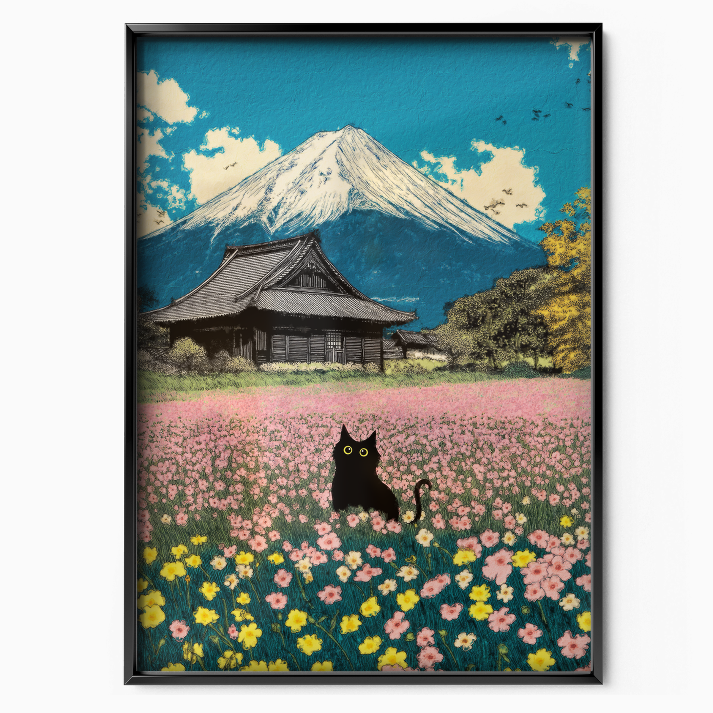 Cat In Mont Fuji