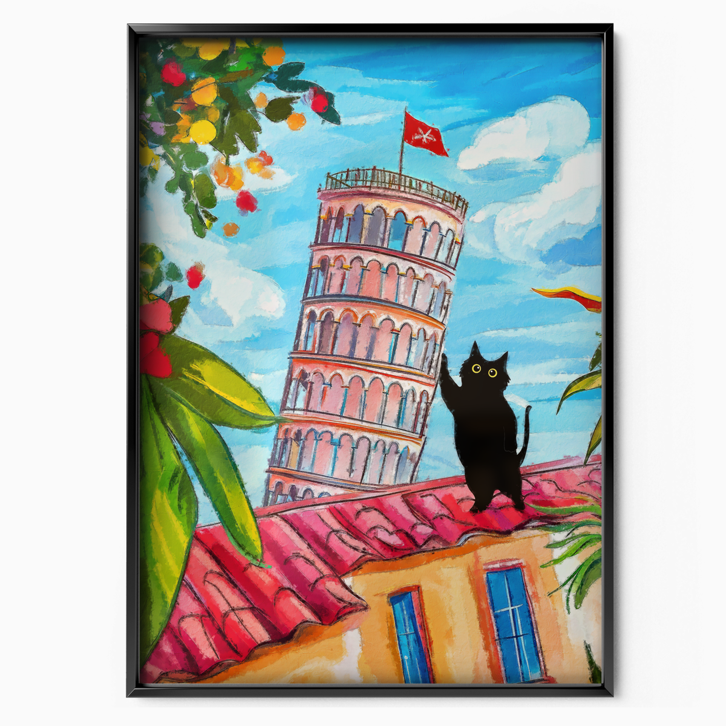 Cat In Pise Italy