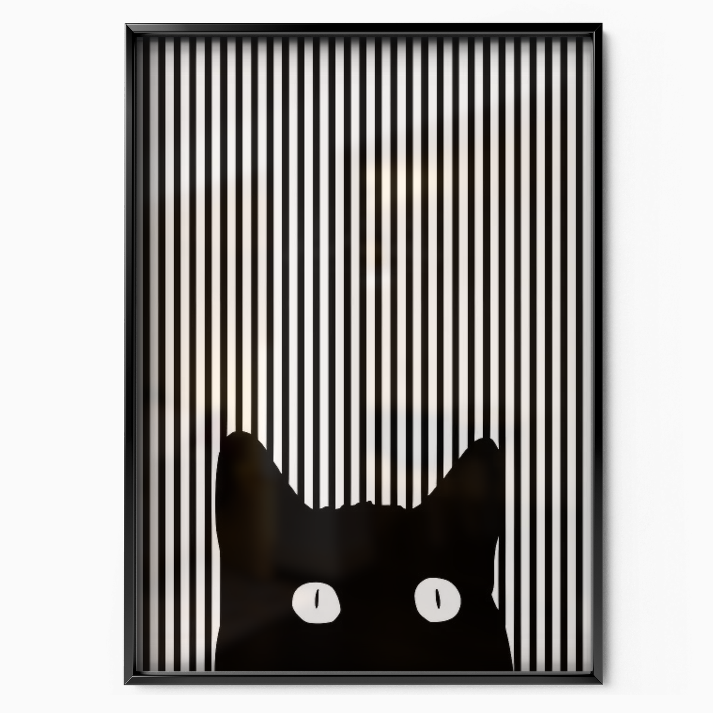 Cat Line B W 1 2