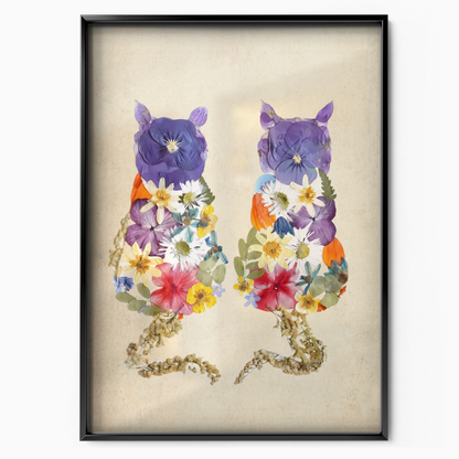 Cat Nature Flower 3 6