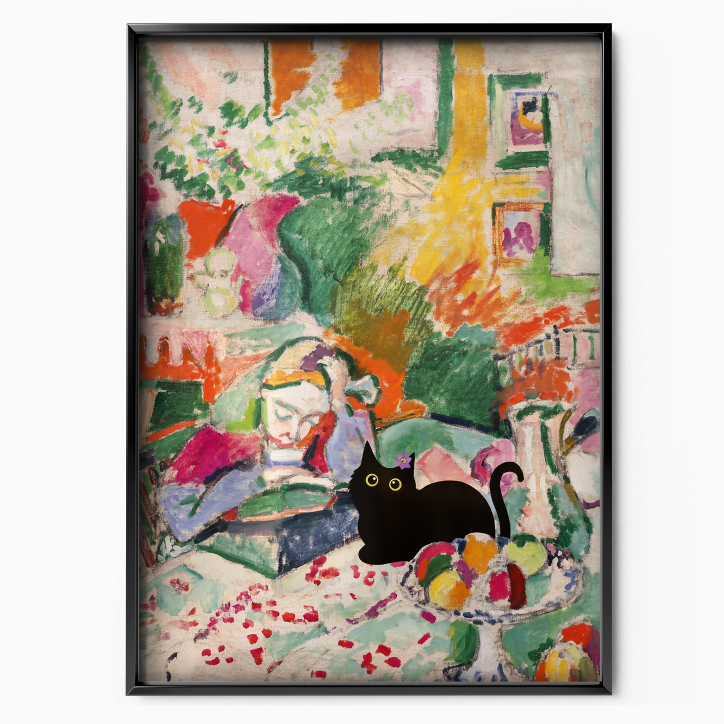 Cat With Matisse Still Life