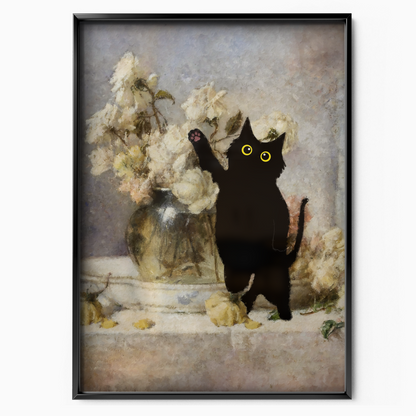 Cat With White Flower Fantin Latour