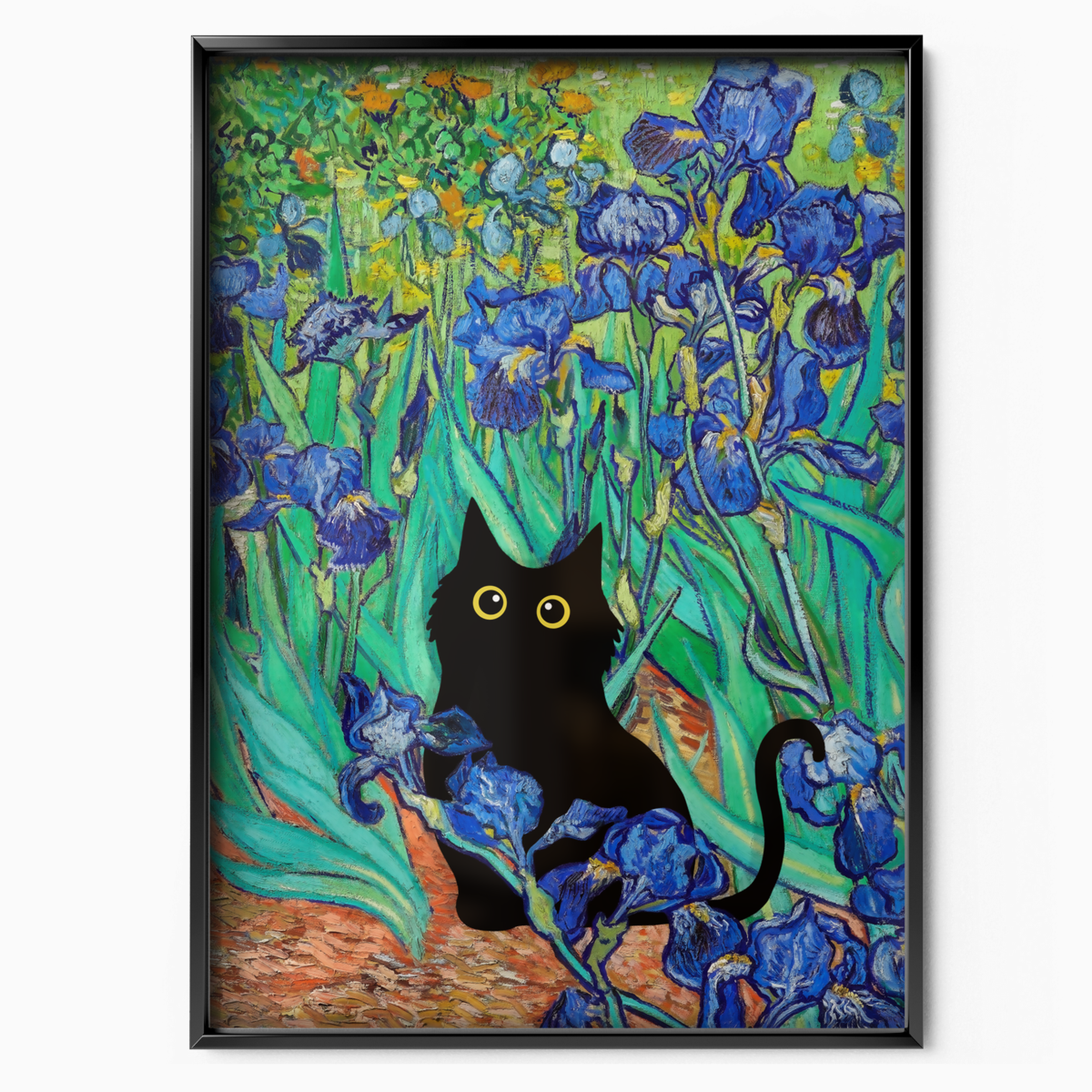 Cat X Van Gogh Iris