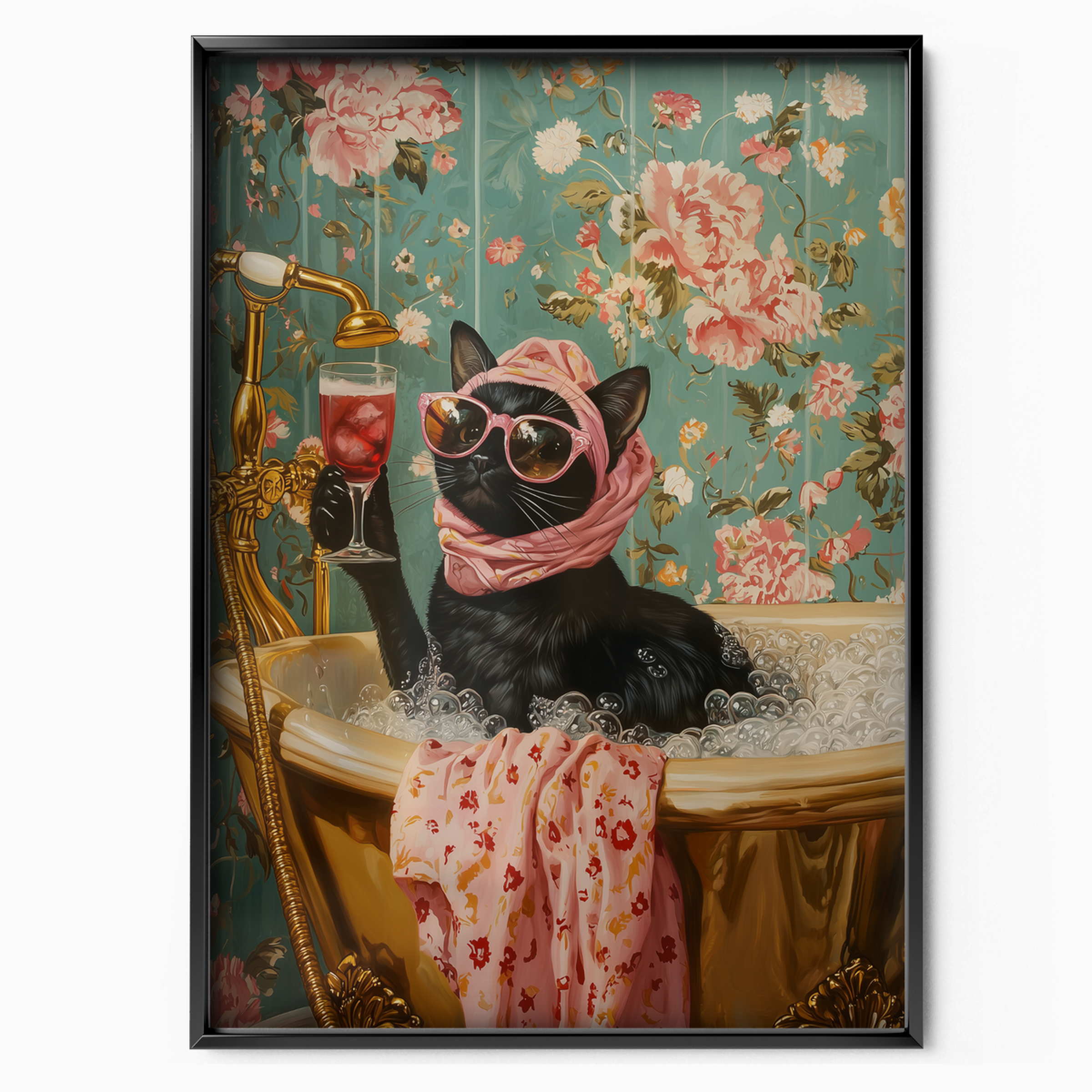 Cozy Cat Glam Bath