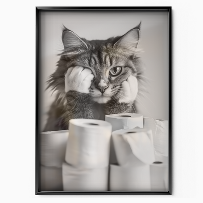 Cozy Cat Paper Stress