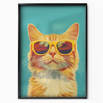 Groovy Cat Blue