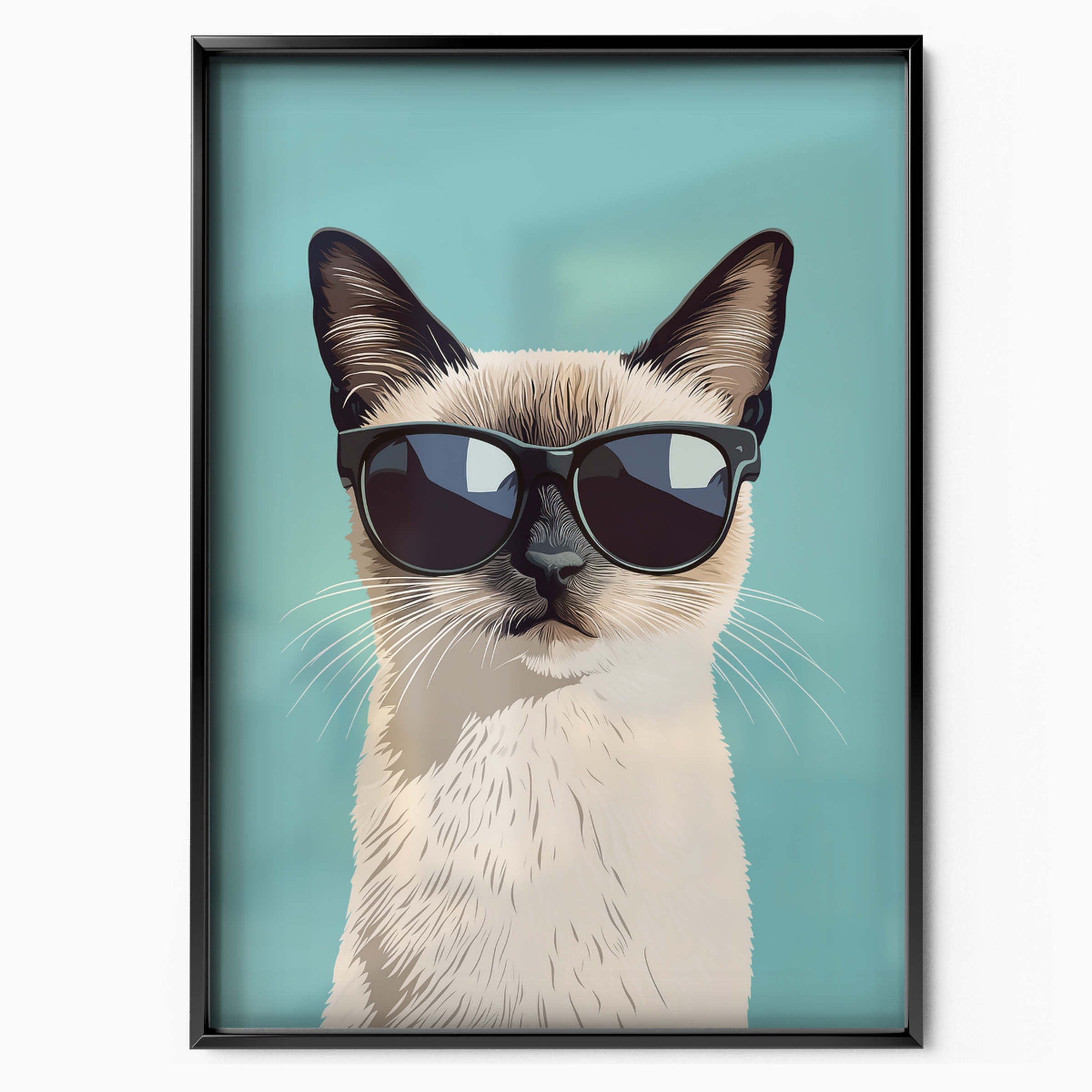 Groovy Cat Cyan