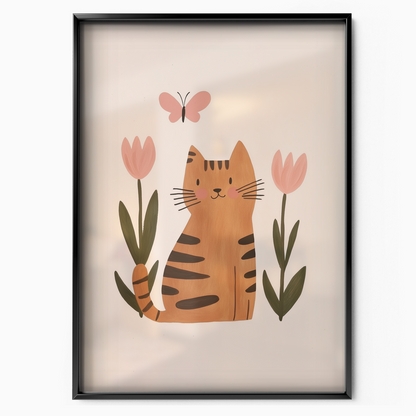 Pop Cat Butterfly Garden
