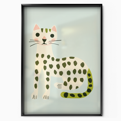 Pop Cat Green Dots