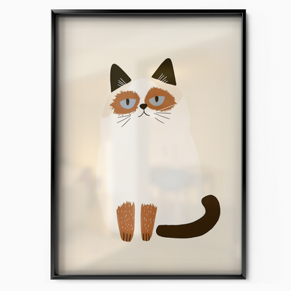 Pop Cat Green Scarf