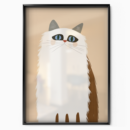 Pop Cat Split Fur