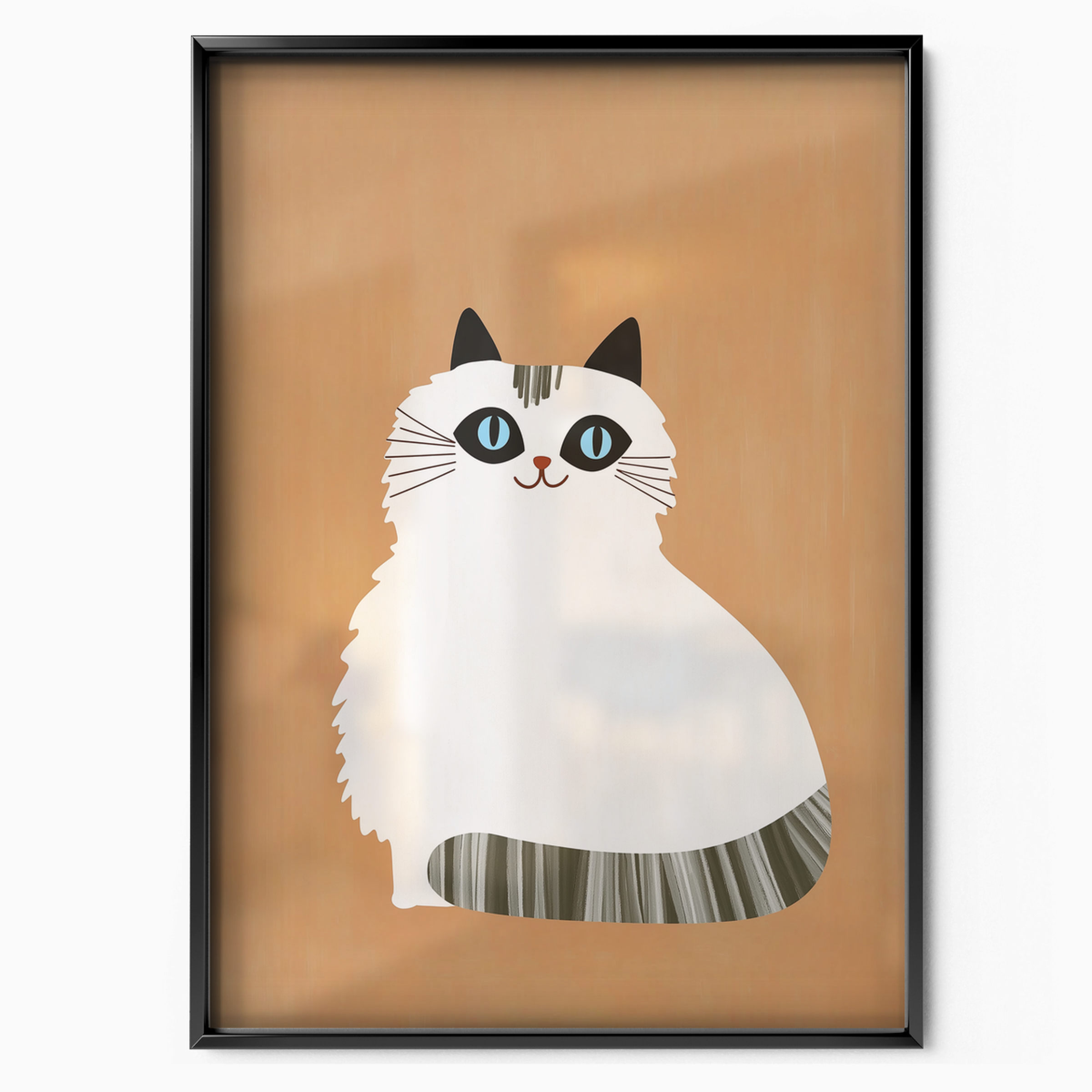 Pop Cat White Bow