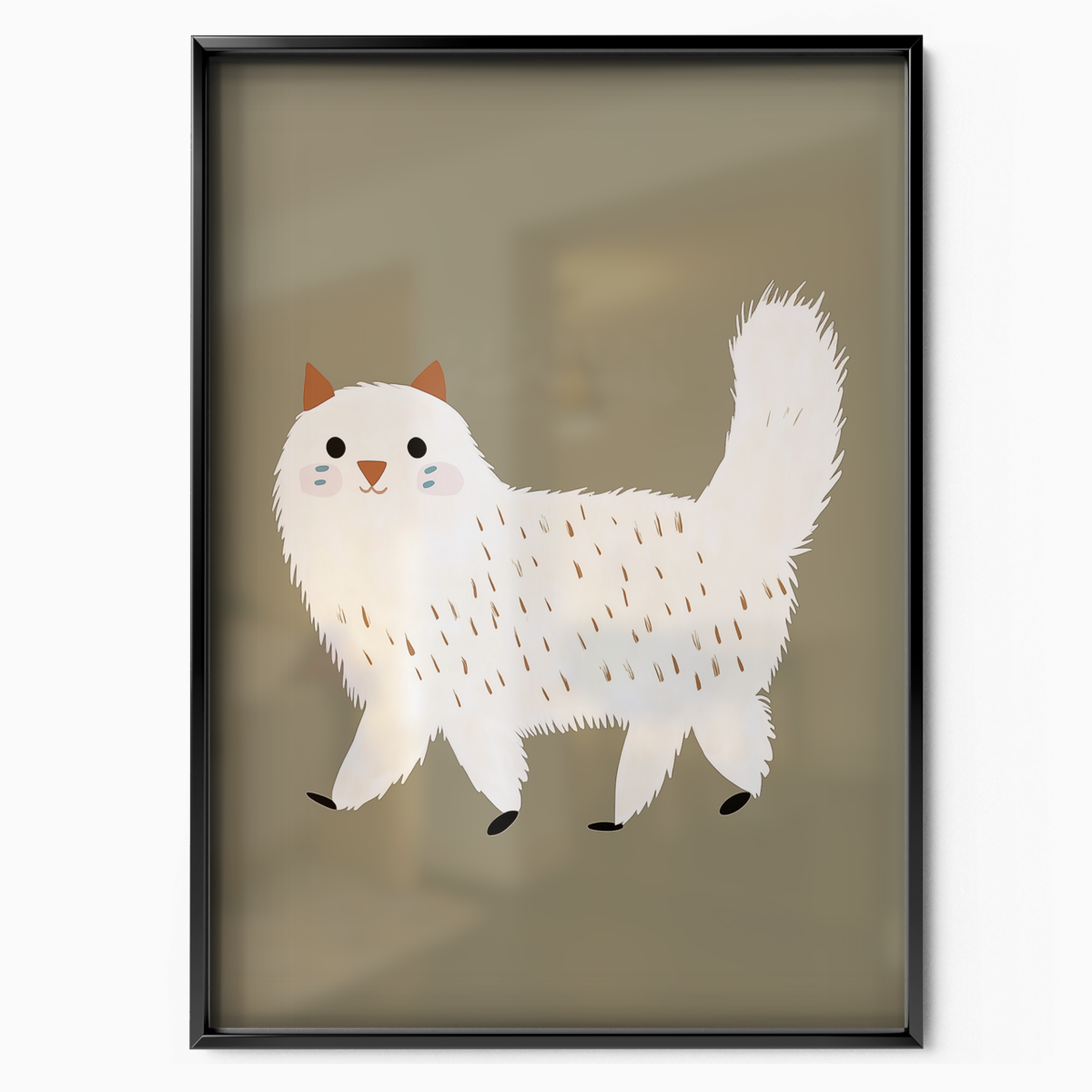 Pop Cat White Tail