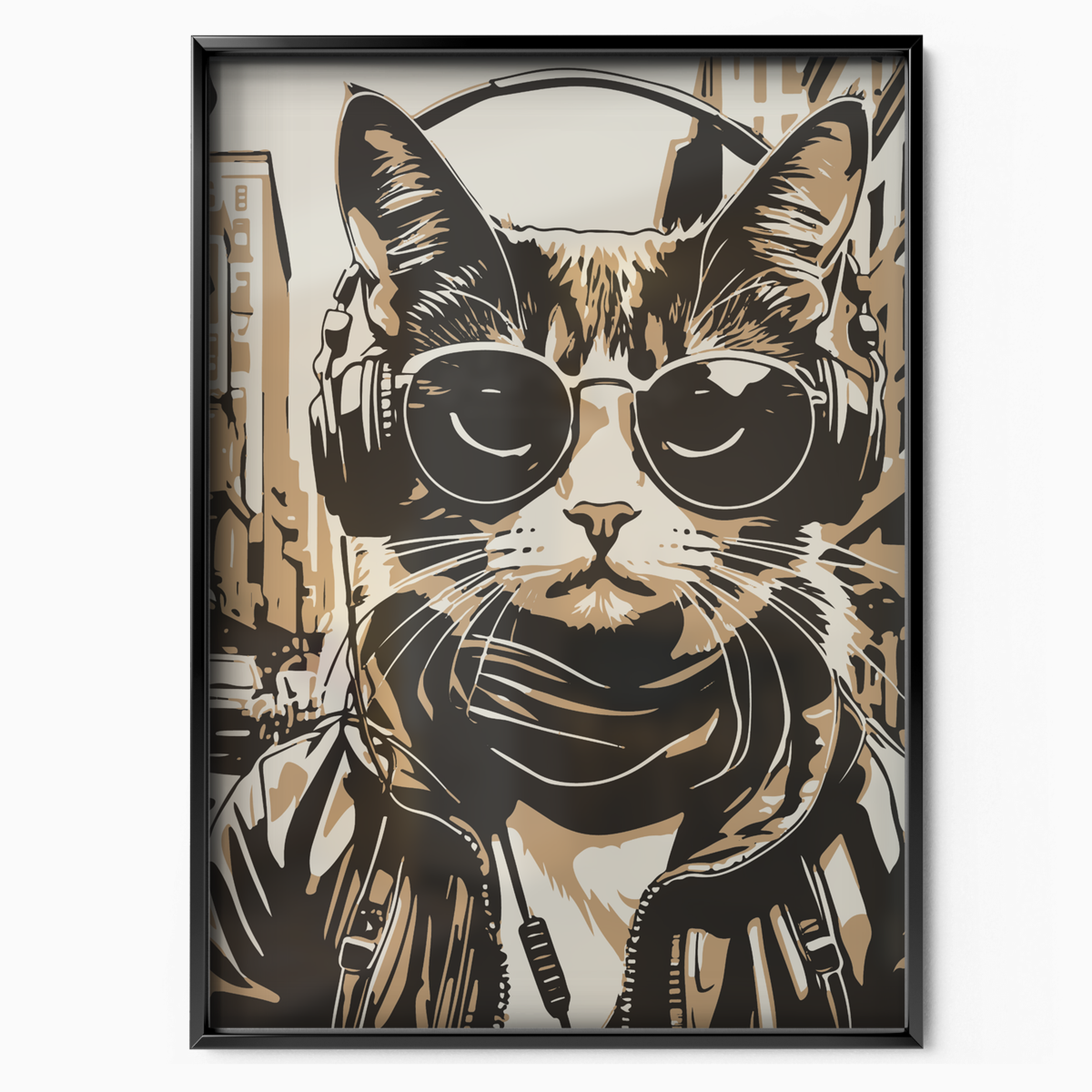 Streetwear Cat Beige