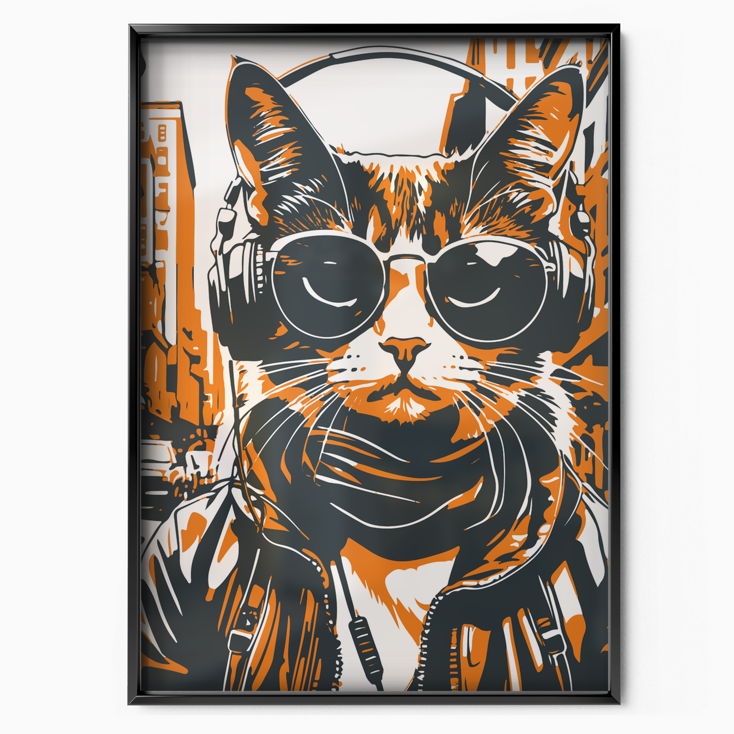 Streetwear Cat Orange