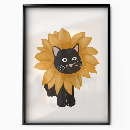 Sunflower Cat
