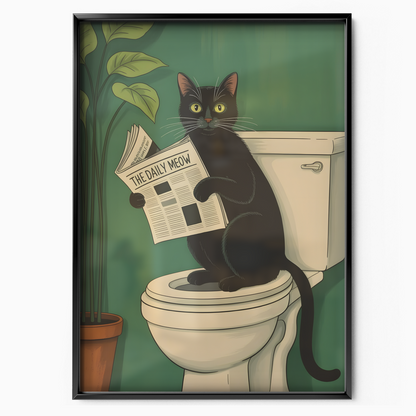 Toilet Reader Cat 1