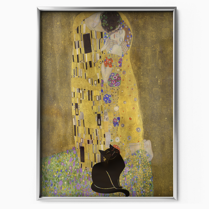 Black Cat X Klimt The Kiss