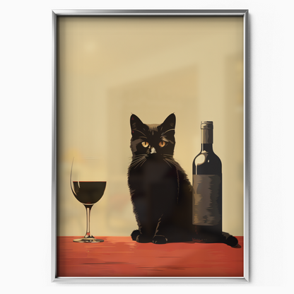 Cat At The Bar