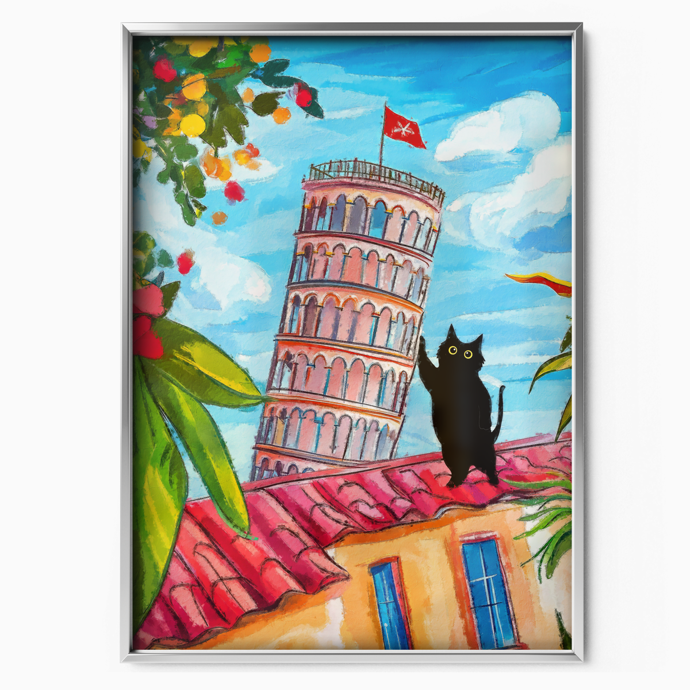 Cat In Pise Italy