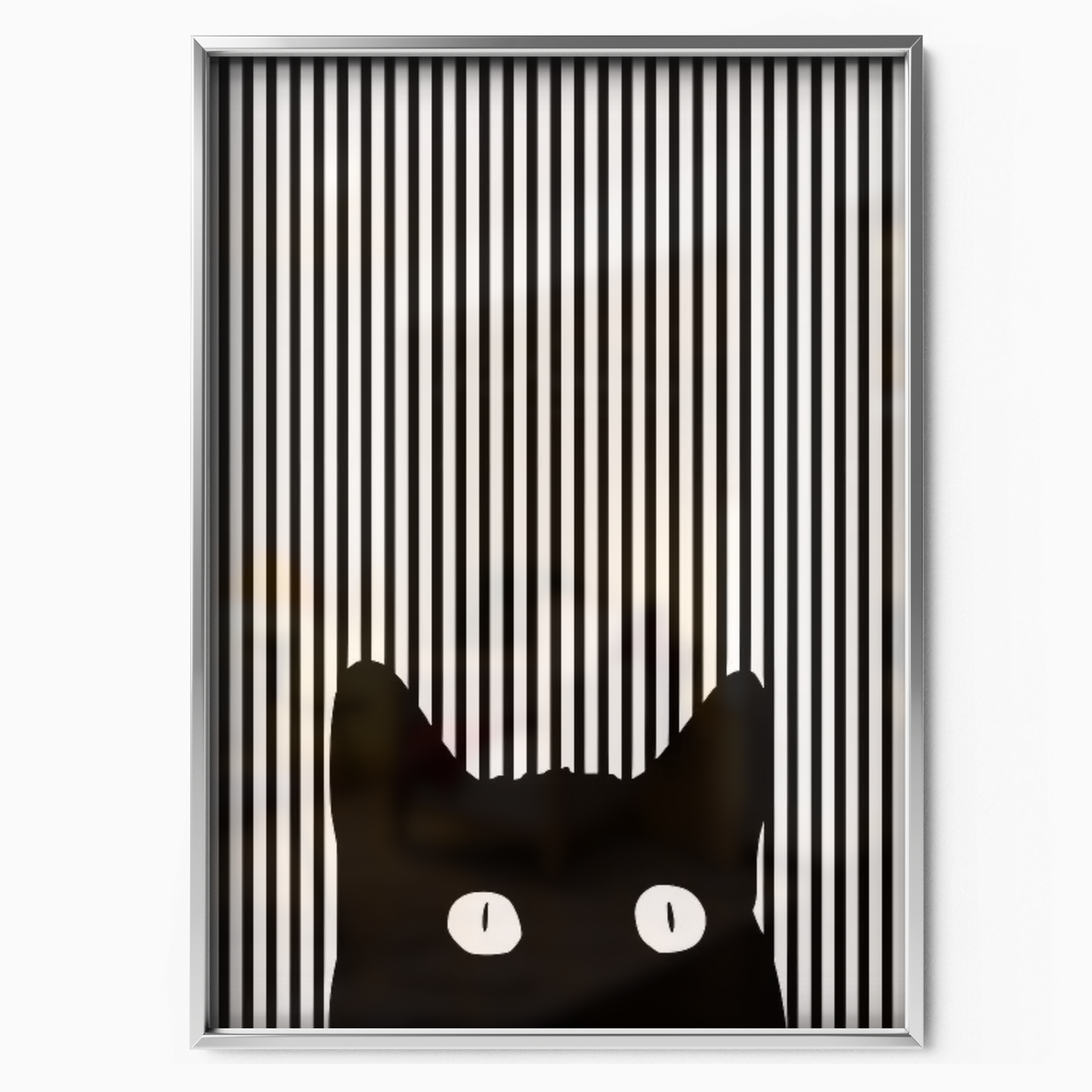 Cat Line B W 1 2