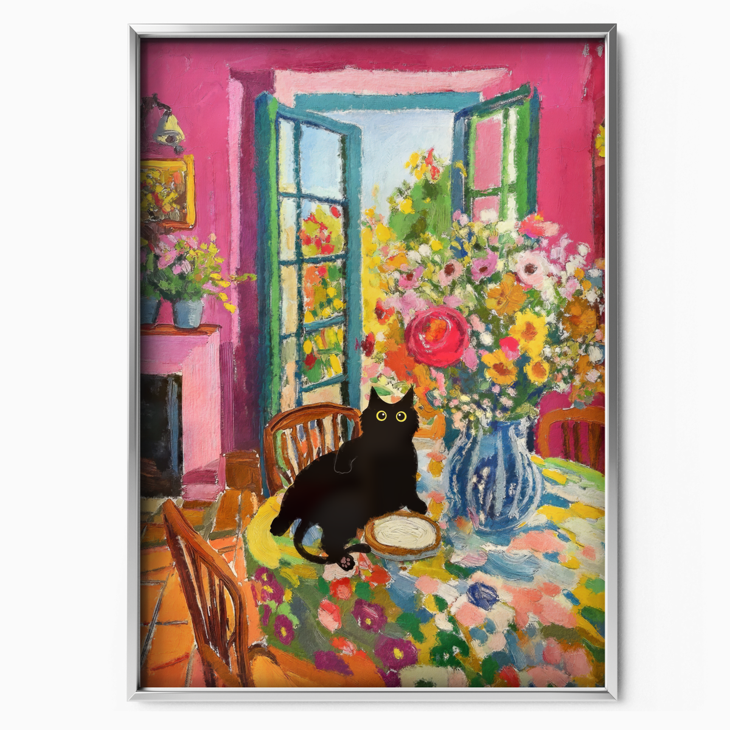 Cat Matisse Window